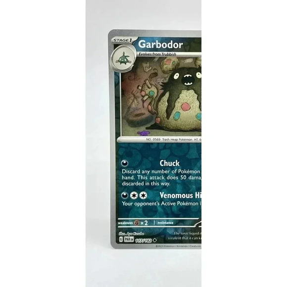 Garbodor 117/182 Paradox Rift Reverse Holo Pokémon TCG Rare Mint Unplayed - Picture 3 of 7